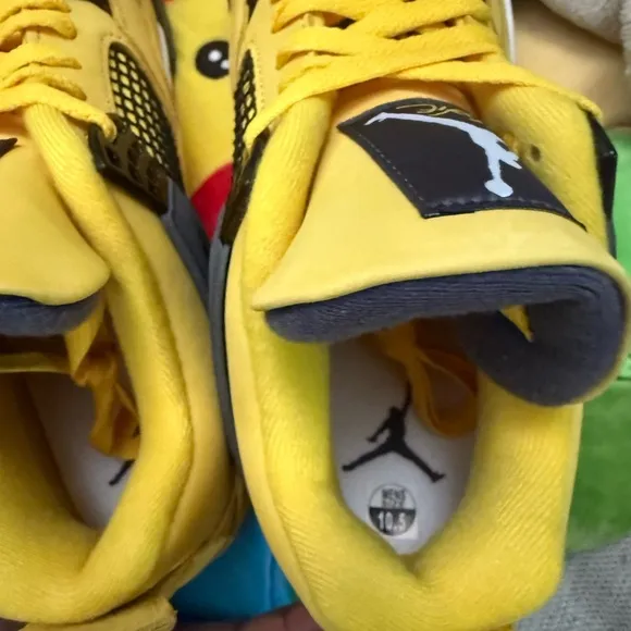 Yellow and Black Sneakers