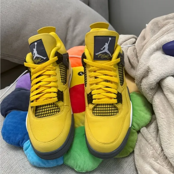 Yellow and Black Sneakers
