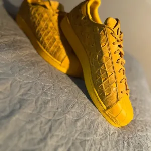 Yellow Geometric Sneakers
