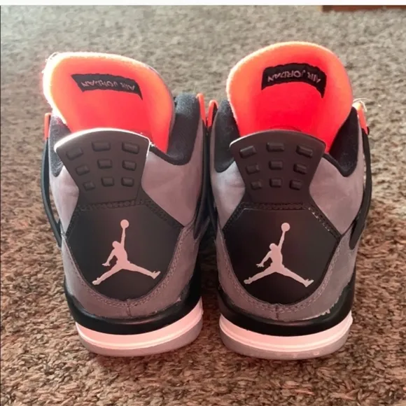 Youth Kids AIR JORDAN 4 Retro Infrared Sneakers Sz 5
