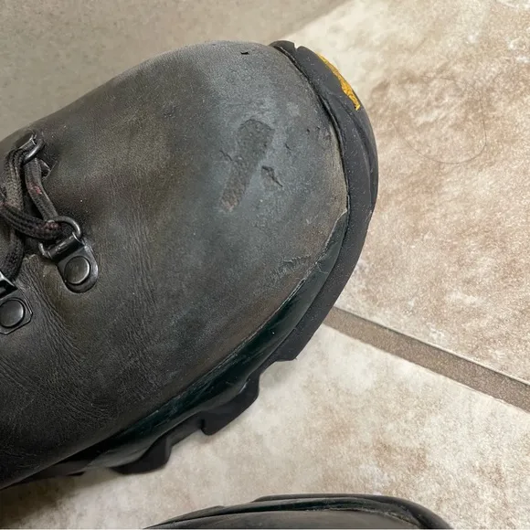 Zamberlan Mens Boots Black Size 14 Gore Tex Hiking Outdoor Vibram Italy Pre Owne