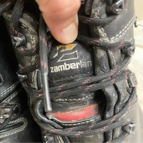 Zamberlan Mens Boots Black Size 14 Gore Tex Hiking Outdoor Vibram Italy Pre Owne