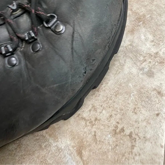 Zamberlan Mens Boots Black Size 14 Gore Tex Hiking Outdoor Vibram Italy Pre Owne