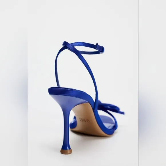 ZARA HIGH HEEL SANDALS WITH BOW