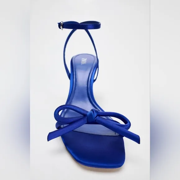 ZARA HIGH HEEL SANDALS WITH BOW