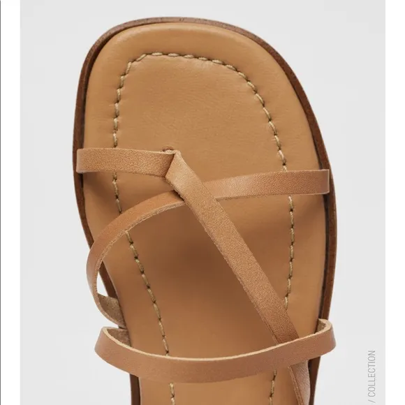 Zara limited edition strappy leather sandals