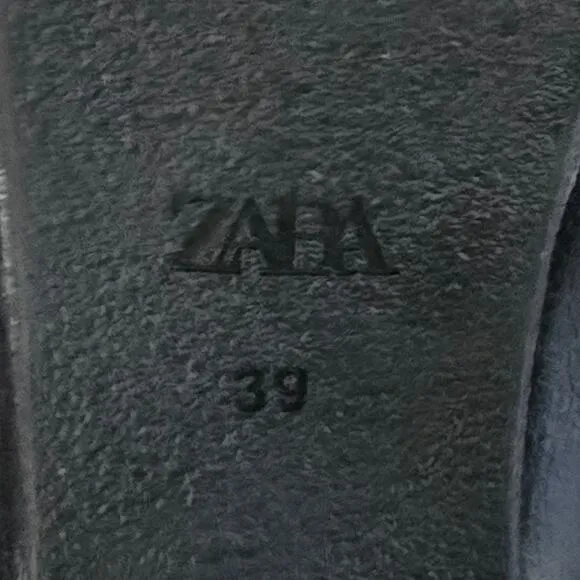 Zara Over the Knee Leather Boots with Faux Shearling Lining NEW Sz EU 39 US 8